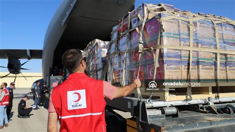 Türkiye Mısır üzerinden Gazze’ye insani yardım gönderdi